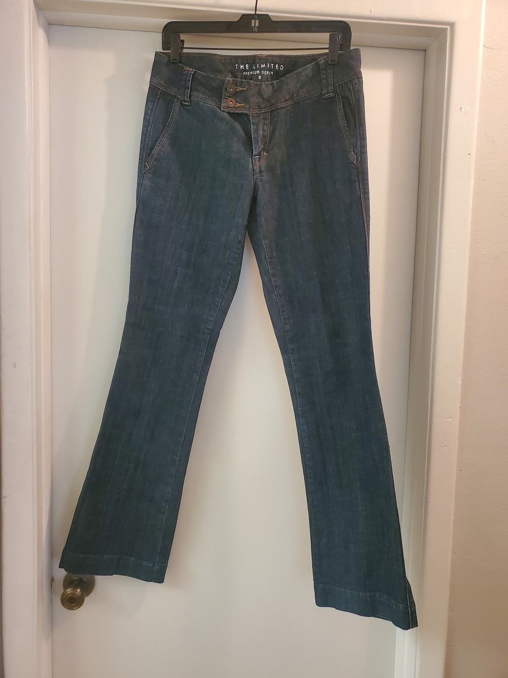 The Limited Dark Blue Wide Leg Jeans